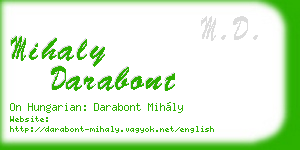 mihaly darabont business card